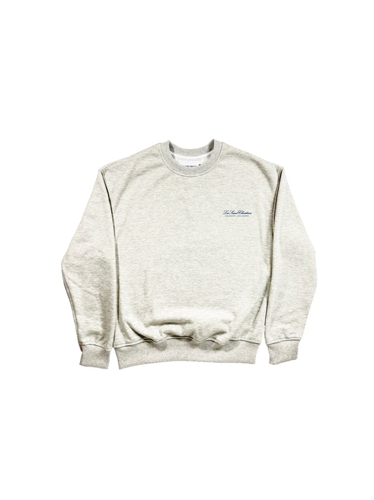 CURSIVE LOGO CREW NECK SWEATER