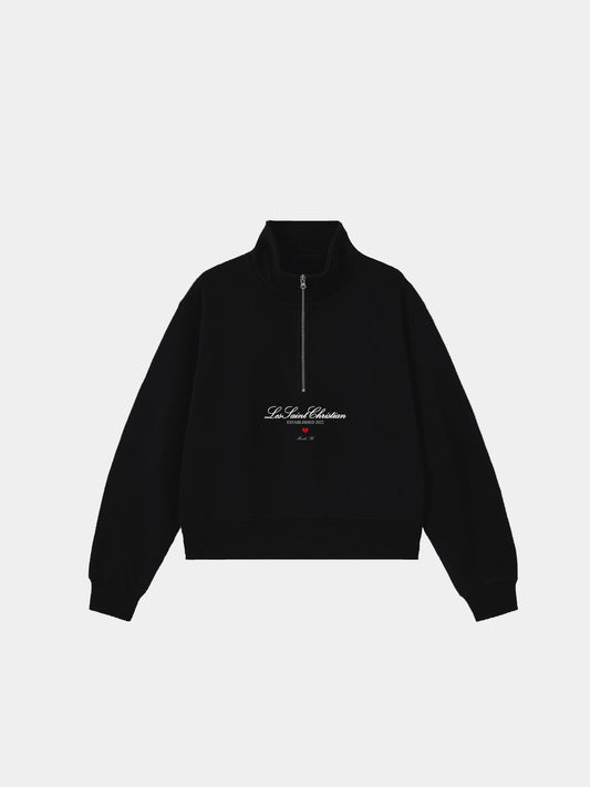 L.S.C. HALF ZIP SWEATER