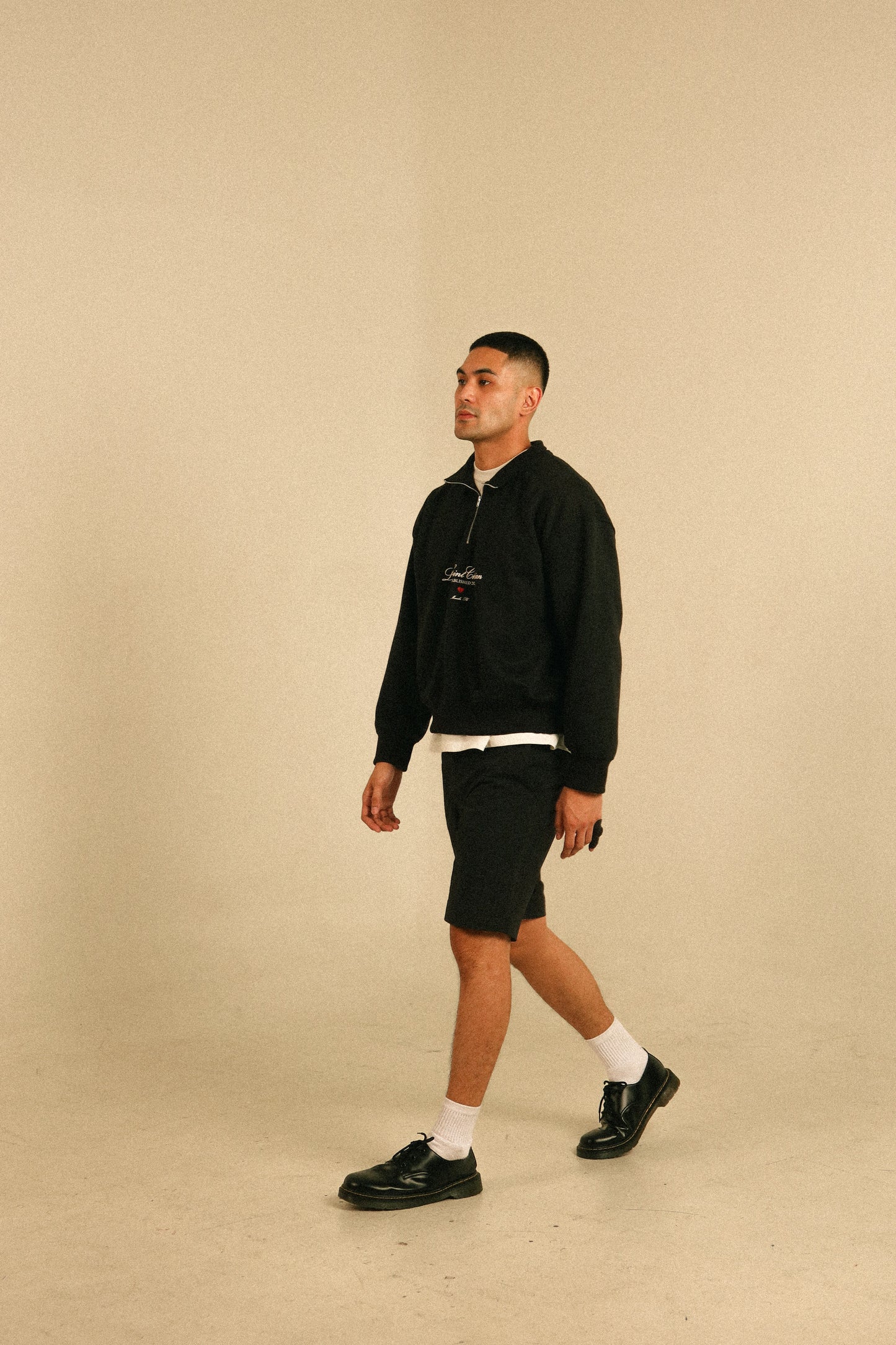 L.S.C. HALF ZIP SWEATER